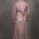 85% Embroidered Gold and Silver Thread Dragon and Phoenix Qua Hou(褂后)